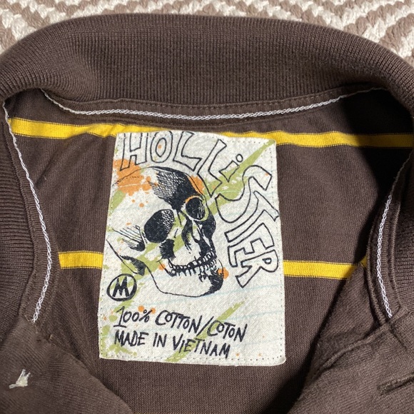 Mens long sleeve Hollister medium vintage shirt - Picture 3 of 5